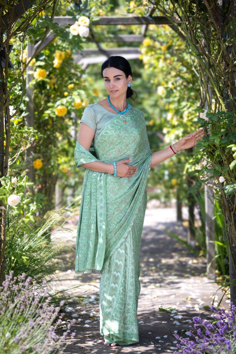SAREE - IMMITATION CREPE SILK COLLECTION