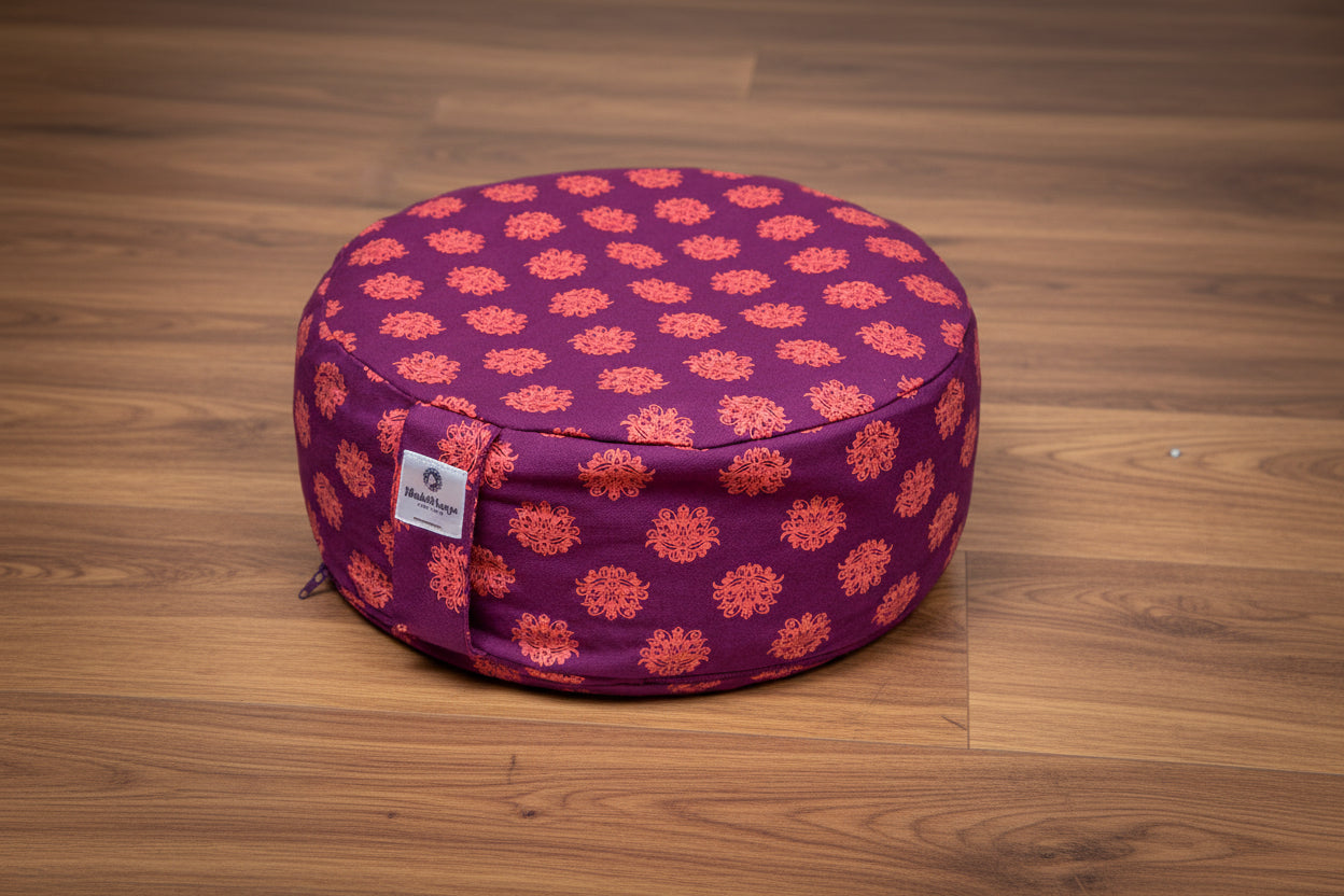 Meditation Cushion, Full-round, Orchid Lotus