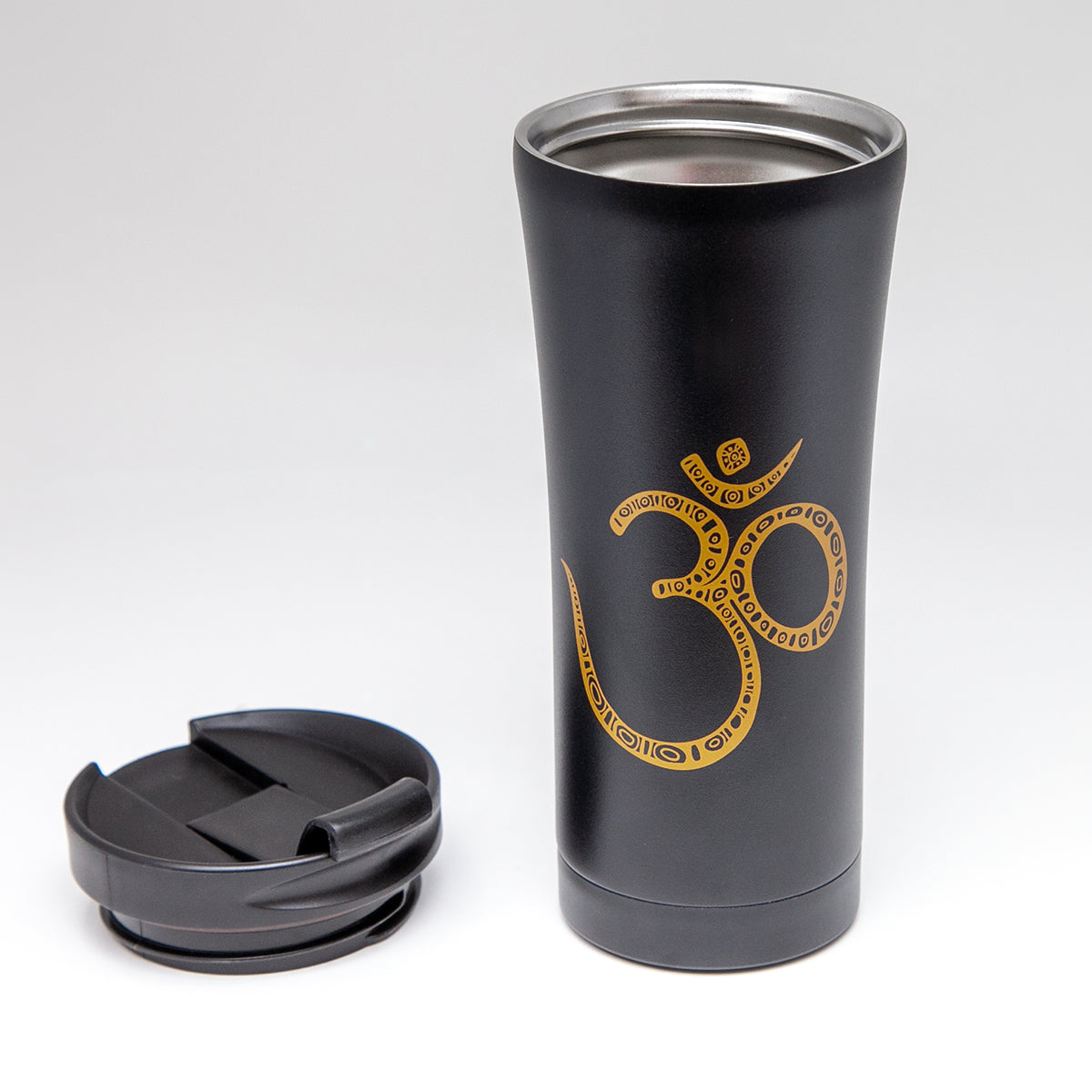 Tazza termica in acciaio inox BIG, 480ml, OM, nero