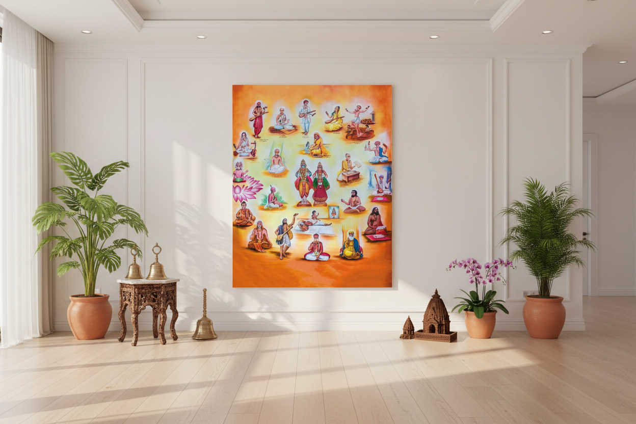 PANDURANGA & RUKMINI & VAISHNAVA SAINTS