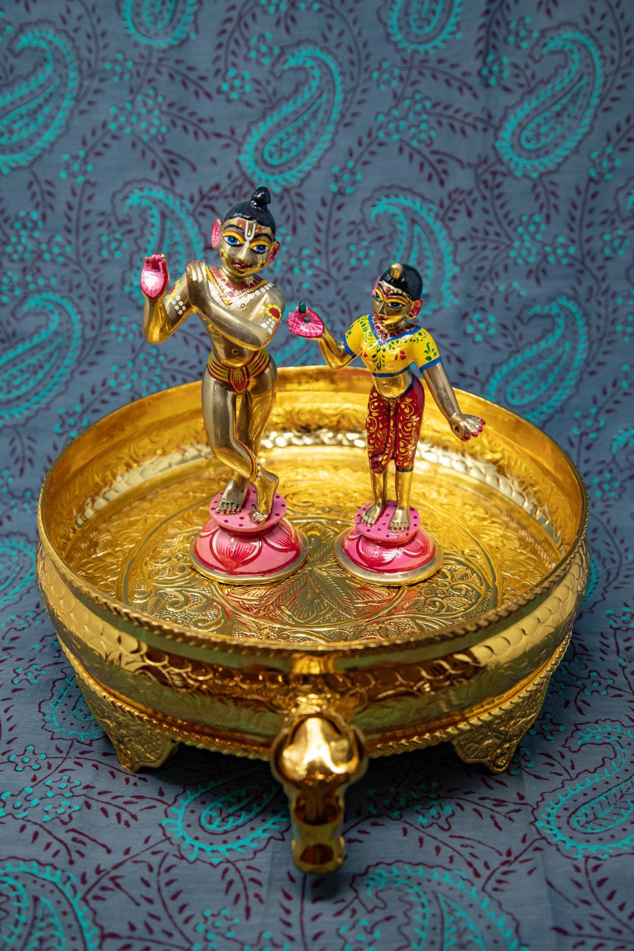 Brass Abhishekam Tray
