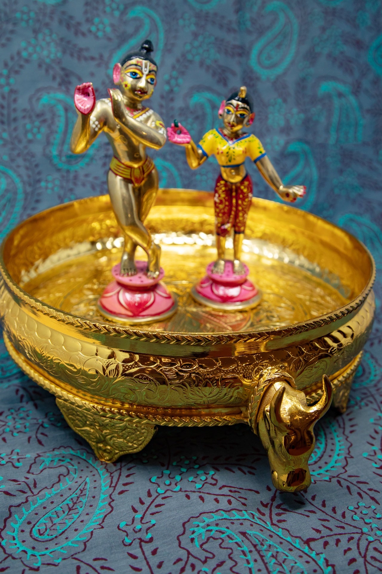 Brass Abhishekam Tray