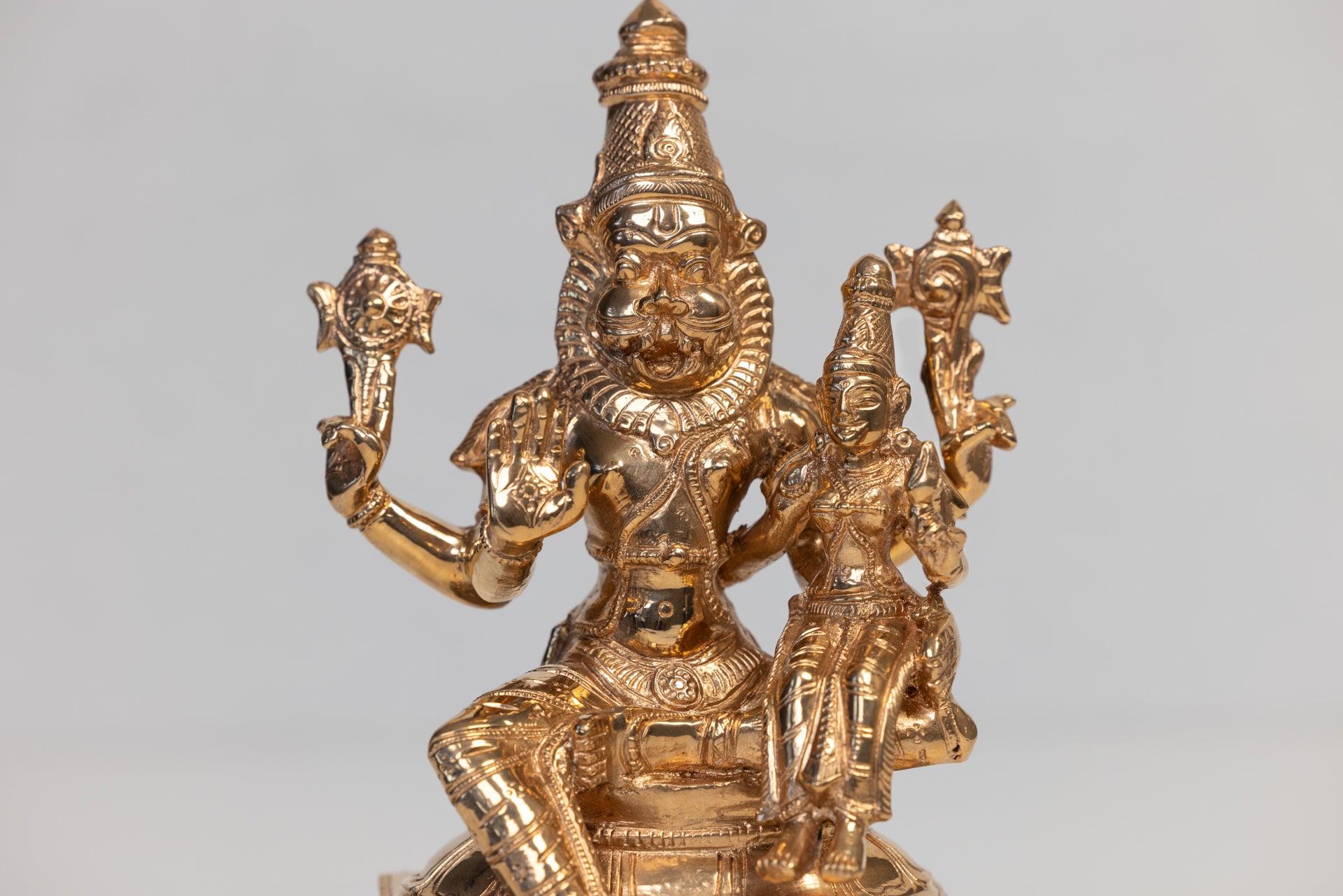 Lakshmi-Narasimha - panchaloha - large