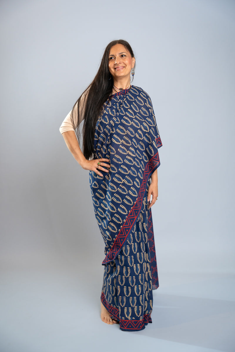 Malmal Cotton Saree