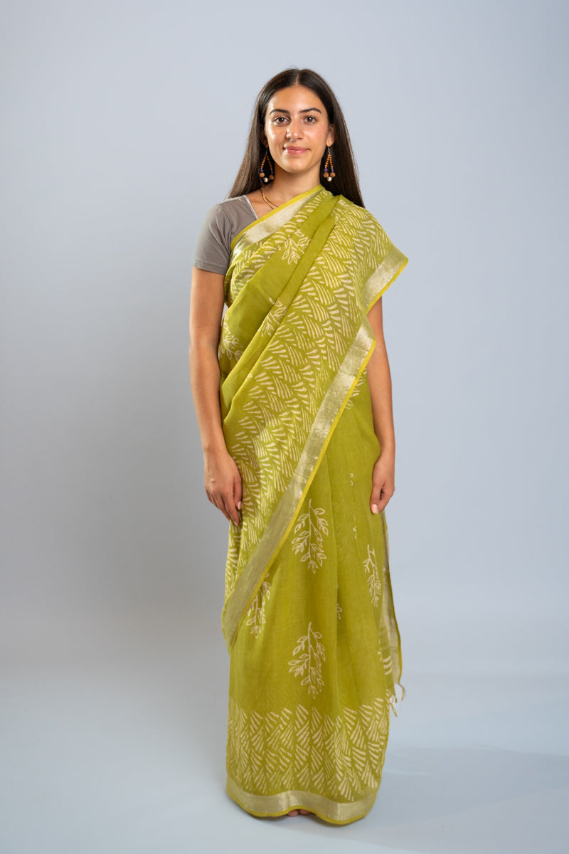 Slub Cotton Saree
