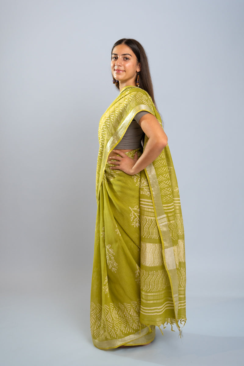 Slub Cotton Saree