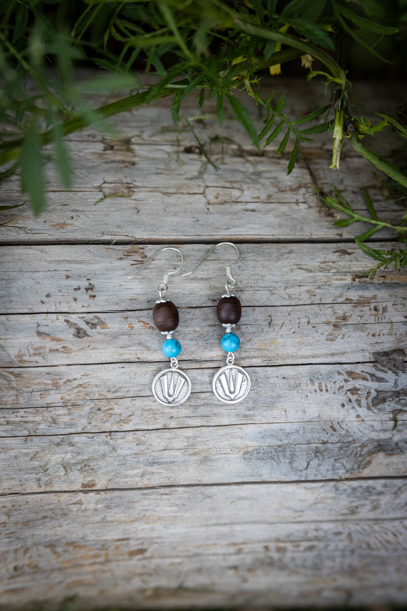 Orecchini Howlite Tulsi Tilak