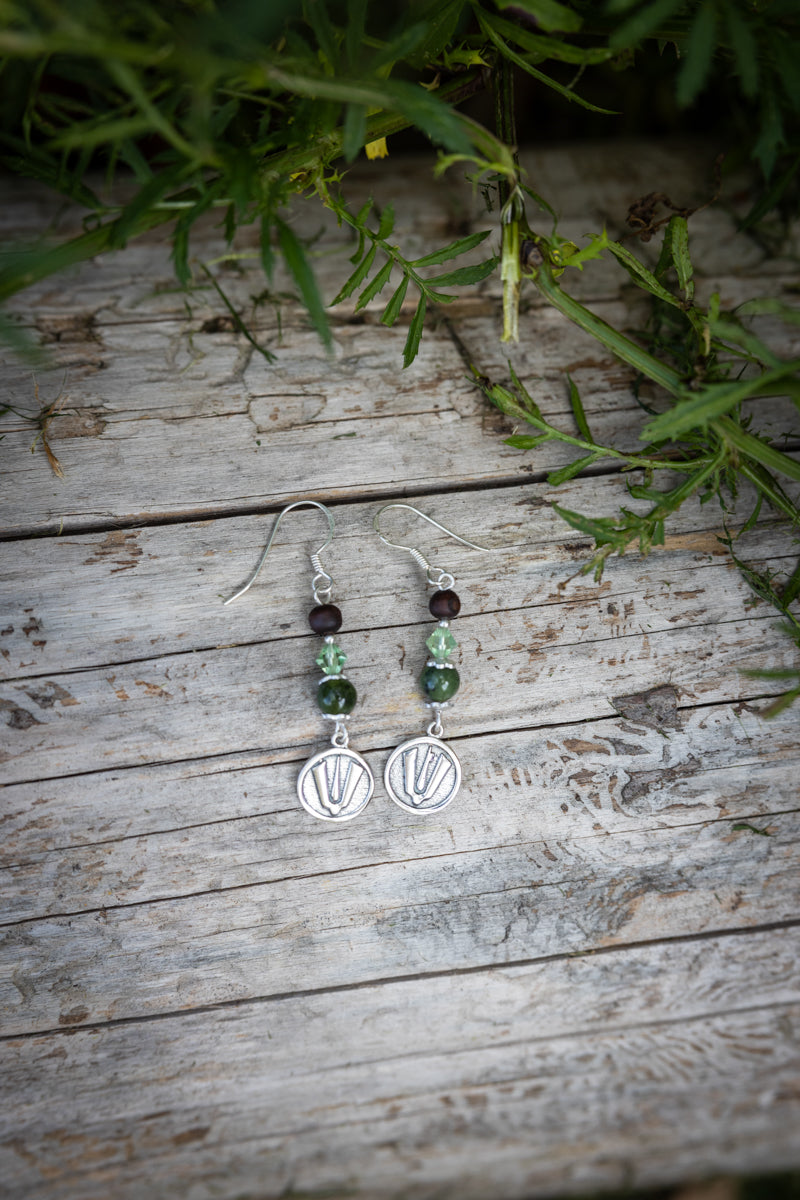 Earrings Jade Tilak (Small)