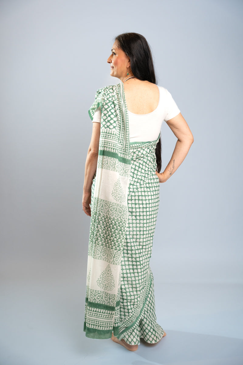 Malmal Cotton Saree