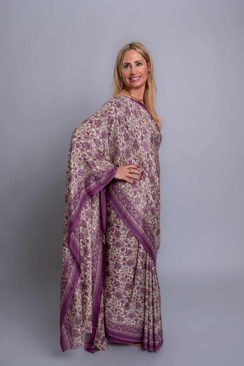Iris Poly Crepe Silk Saree