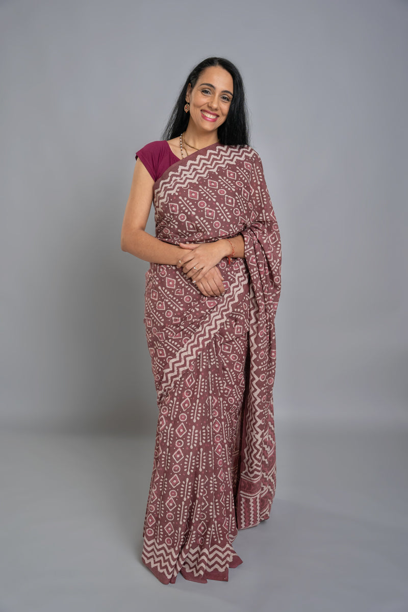 Malmal Cotton Saree