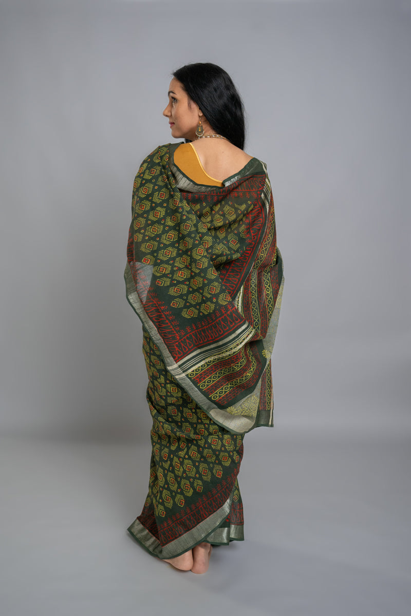 Slub Cotton Saree