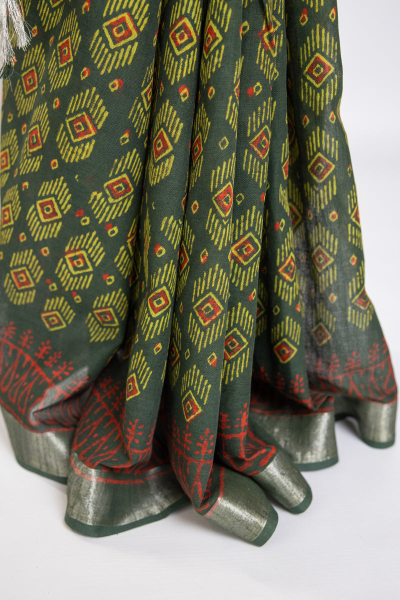 Slub Cotton Saree
