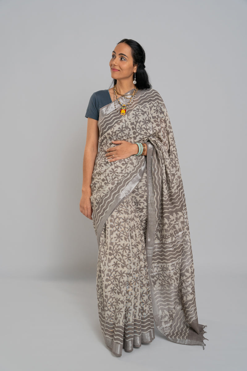 Slub Cotton Saree