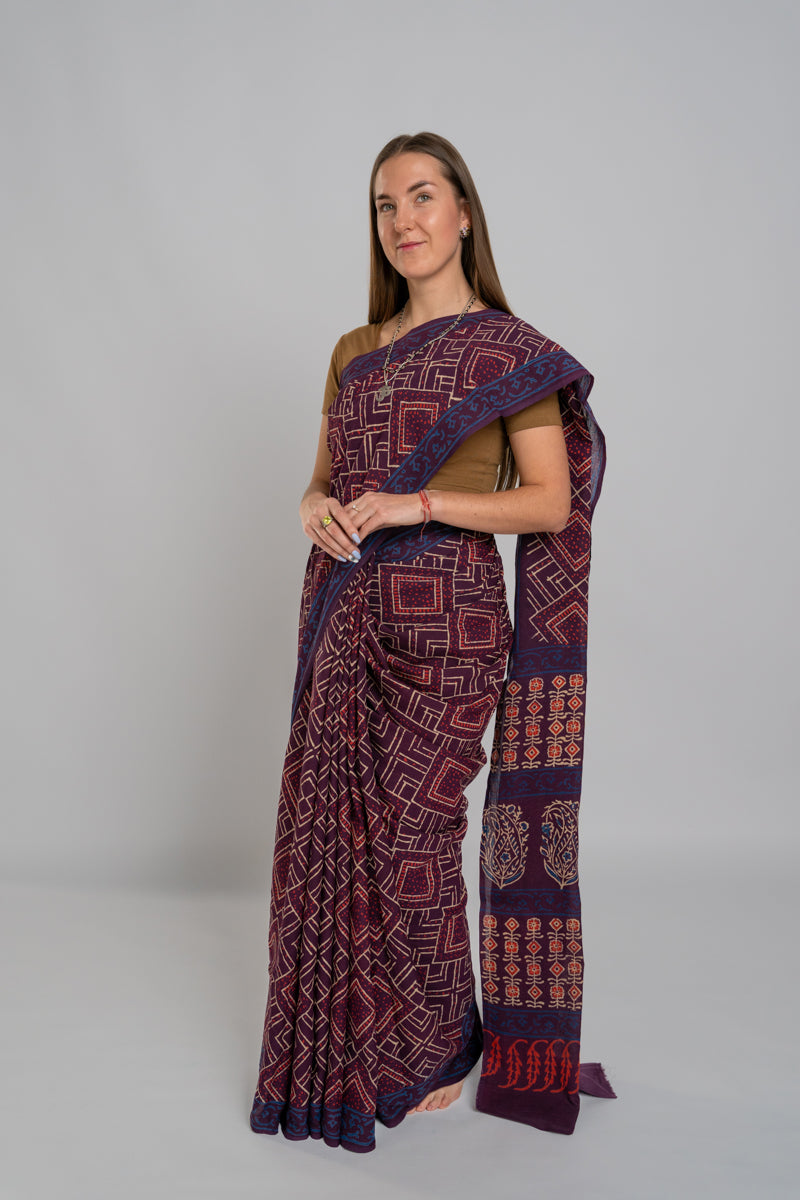 Malmal Cotton Saree