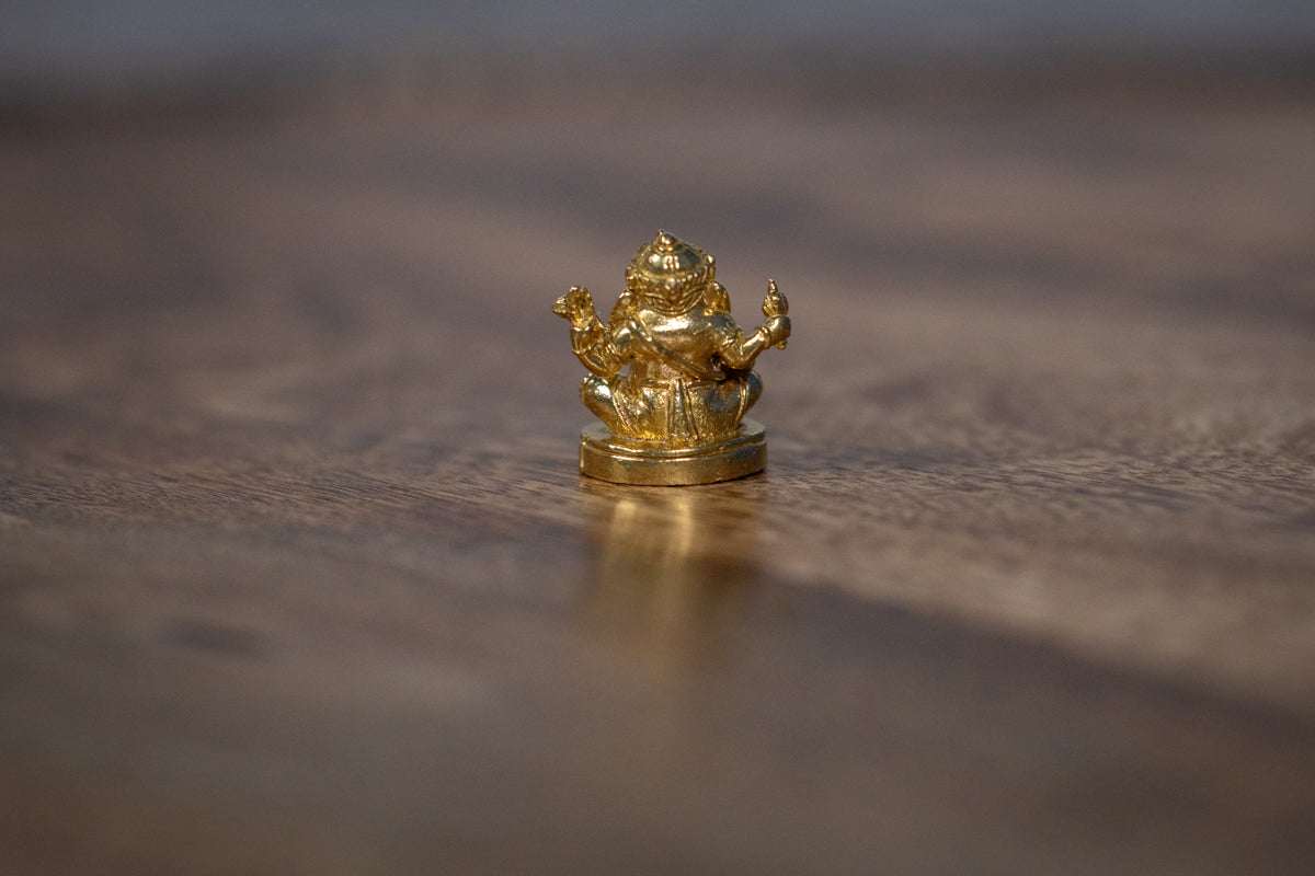 Signore Ganesha con 4 braccia - mini murti