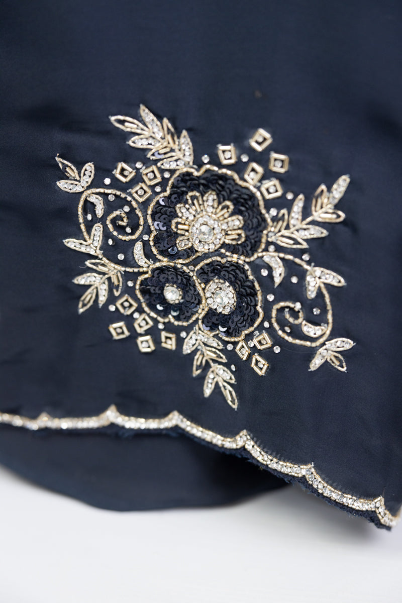 Embroidered Georgette Saree