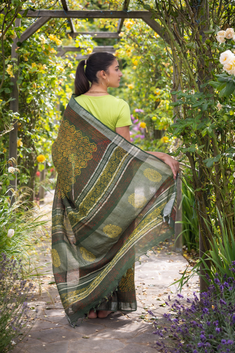 Slub Cotton Saree