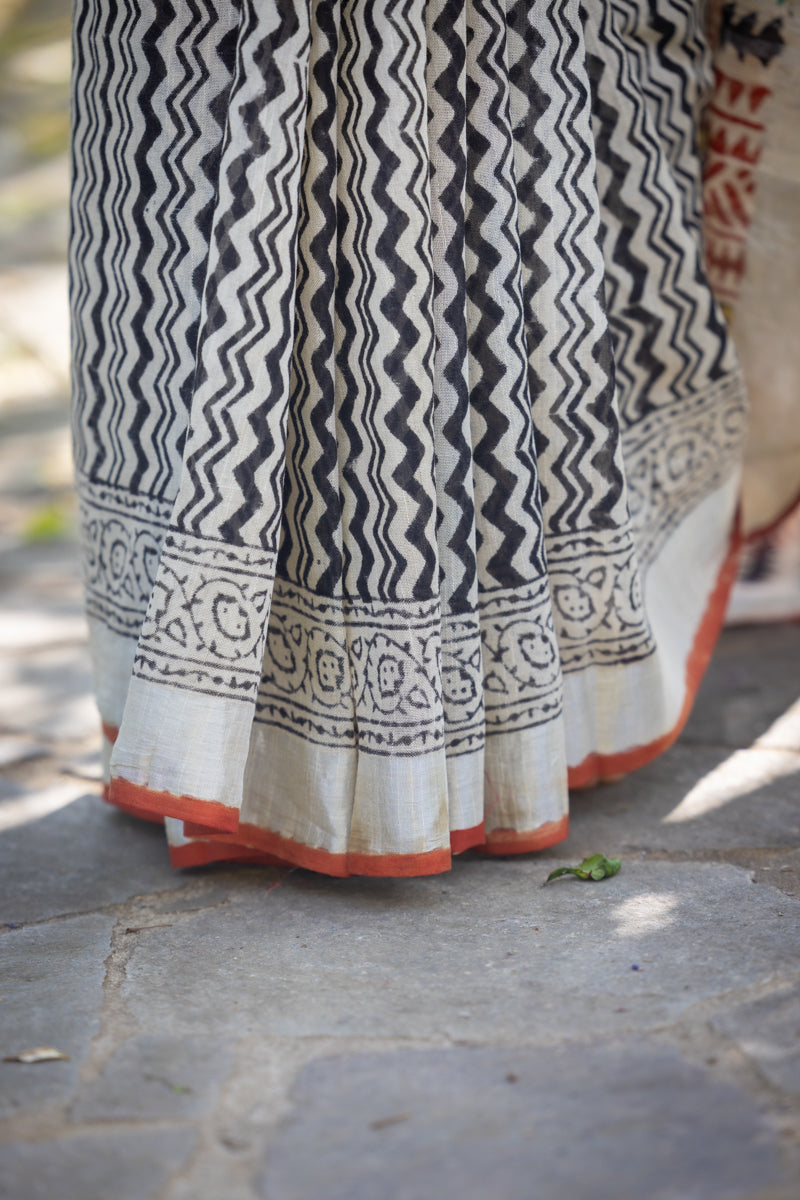Slub Cotton Saree