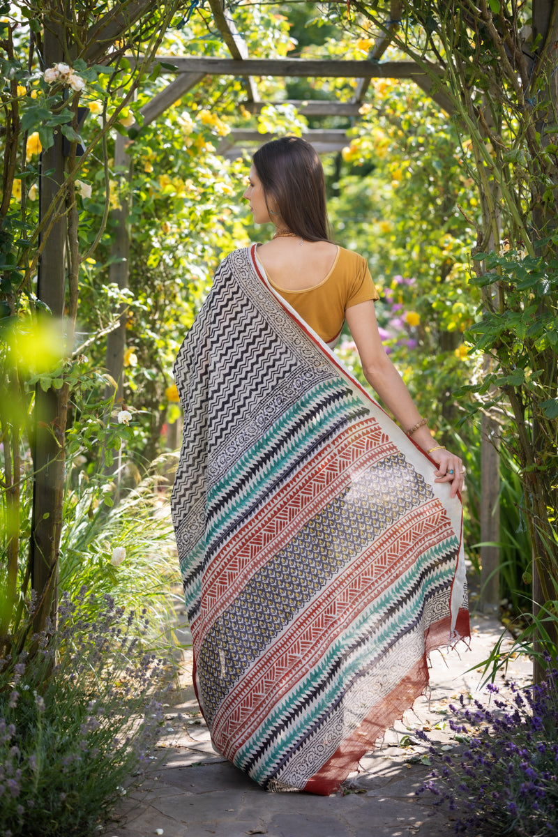 Slub Cotton Saree