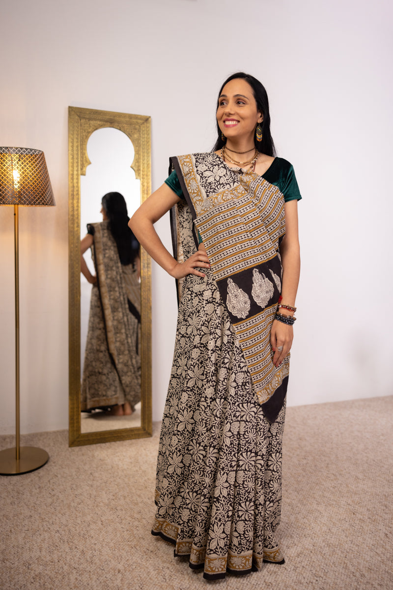 Malmal Cotton Saree