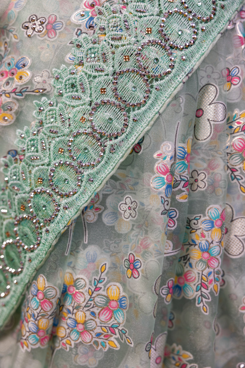 Embellished Georgette Saree
