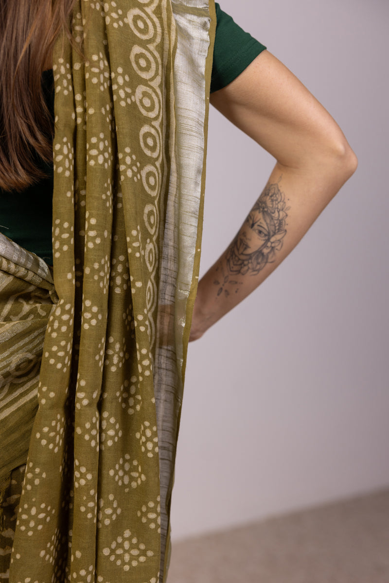 Slub Cotton Saree