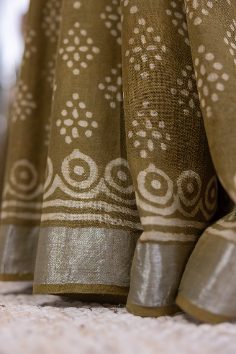 Slub Cotton Saree