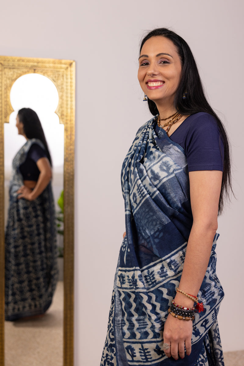 Slub Cotton Saree