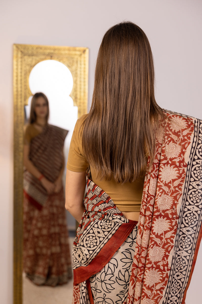 Malmal Cotton Saree