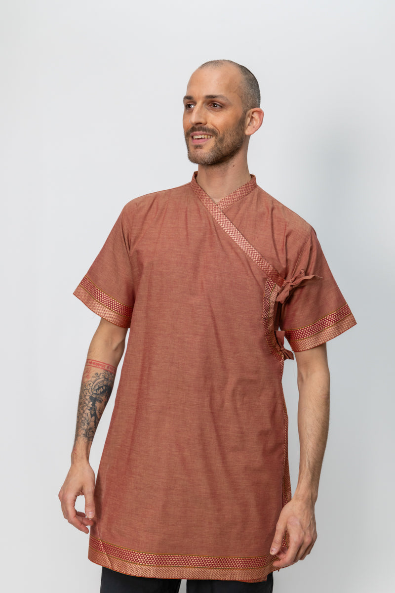 Bagal Bandi Kurta, short sleeve
