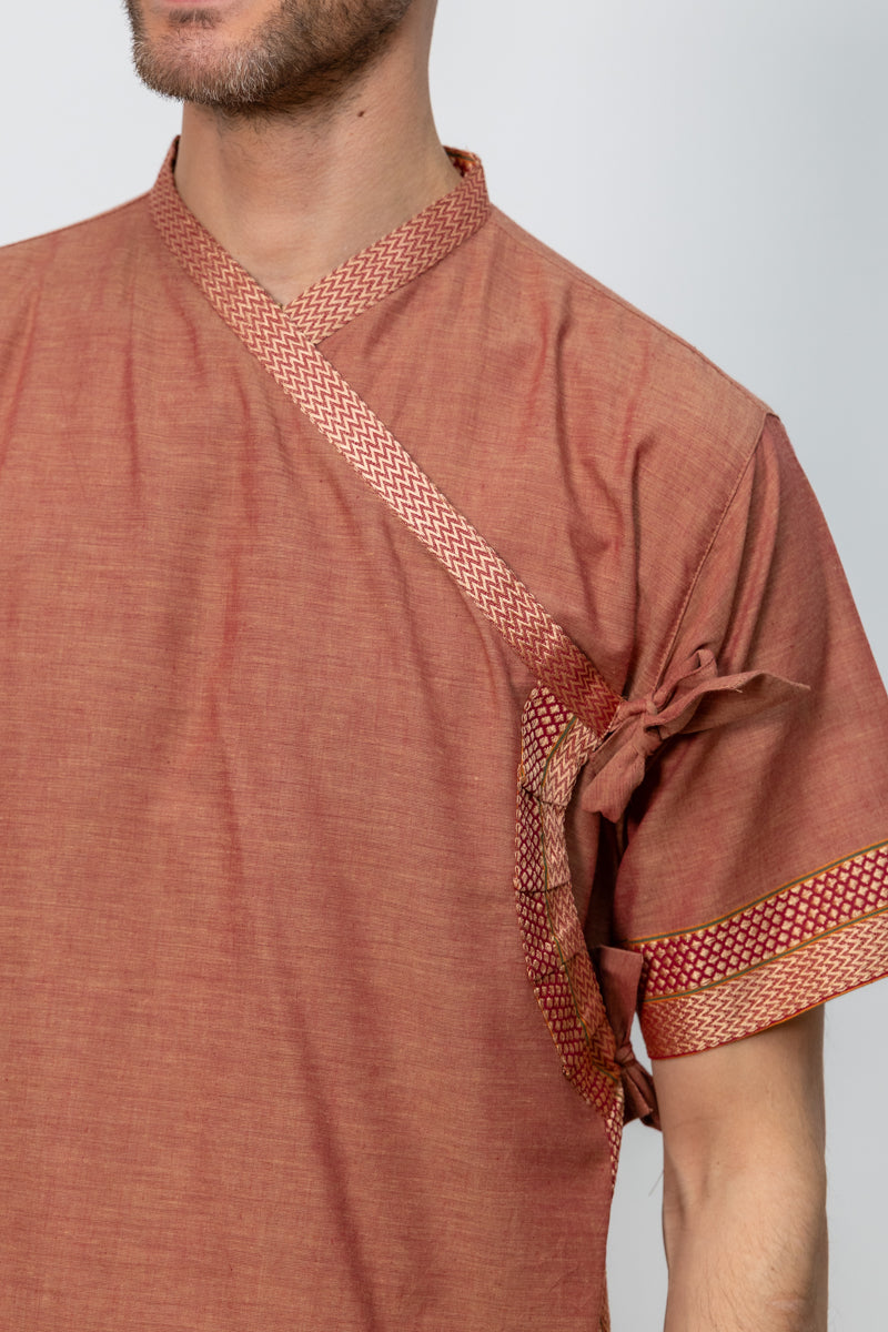 Bagal Bandi Kurta, short sleeve