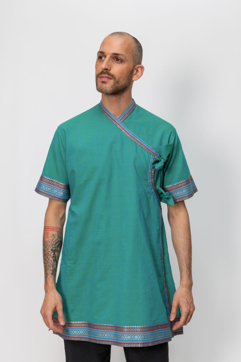 Bagal Bandi Kurta, short sleeve
