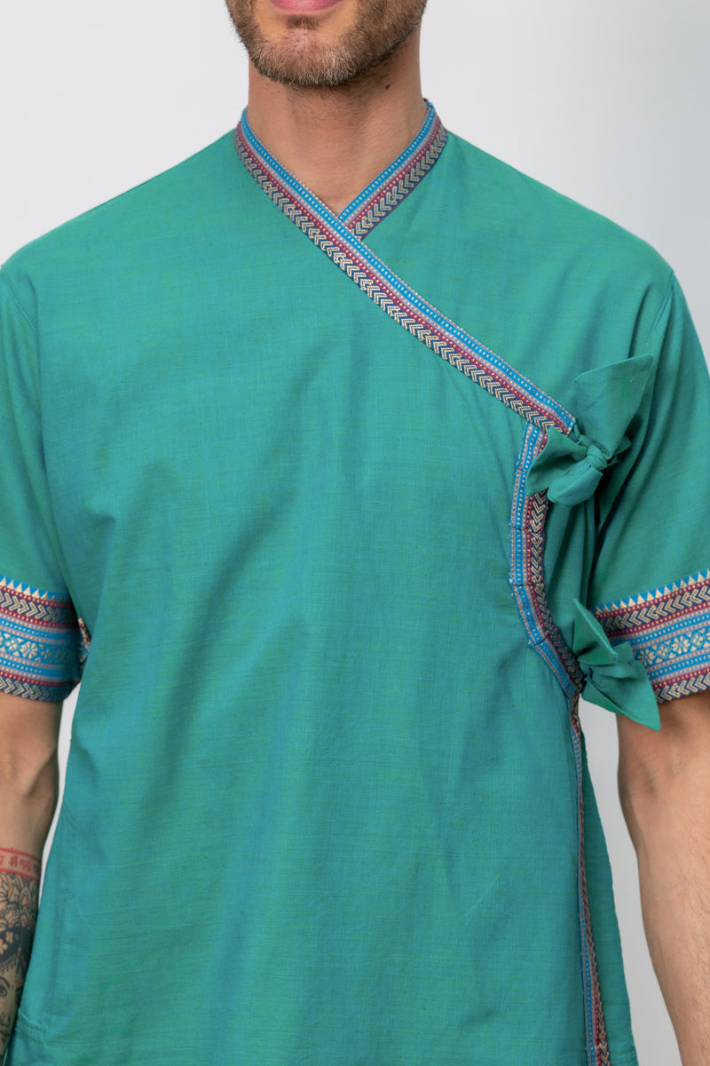 Bagal Bandi Kurta, short sleeve