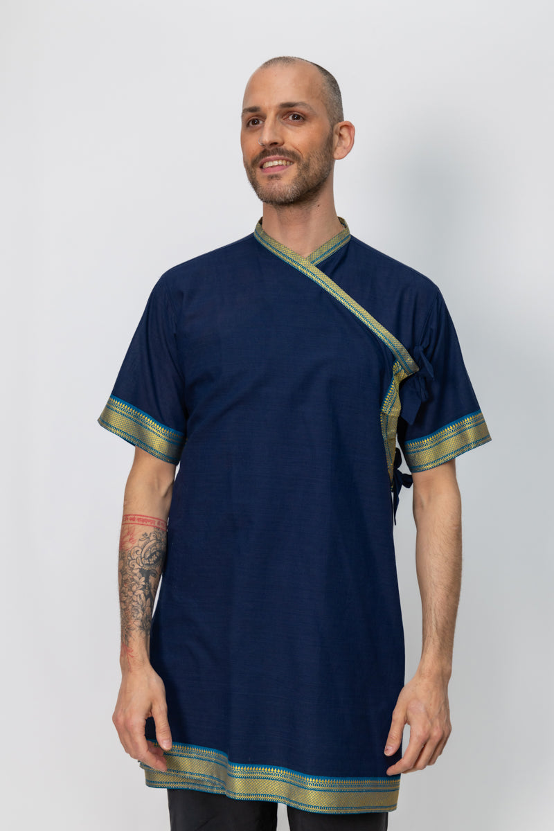 Bagal Bandi Kurta, short sleeve