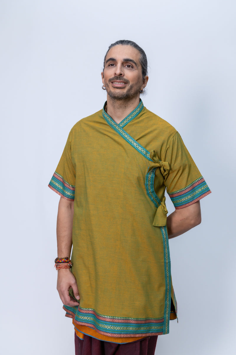Bagal Bandi Kurta, short sleeve