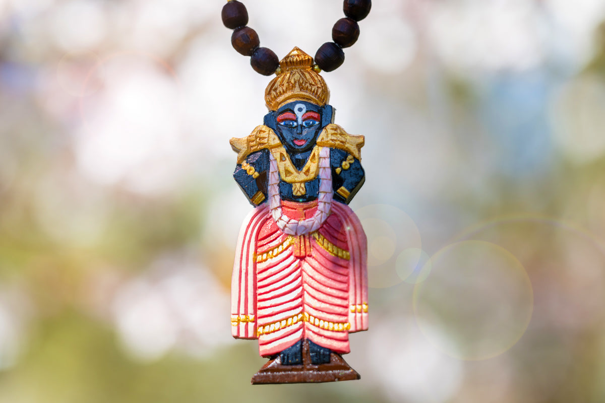 Painted VITTHALA Tulsi Pendant