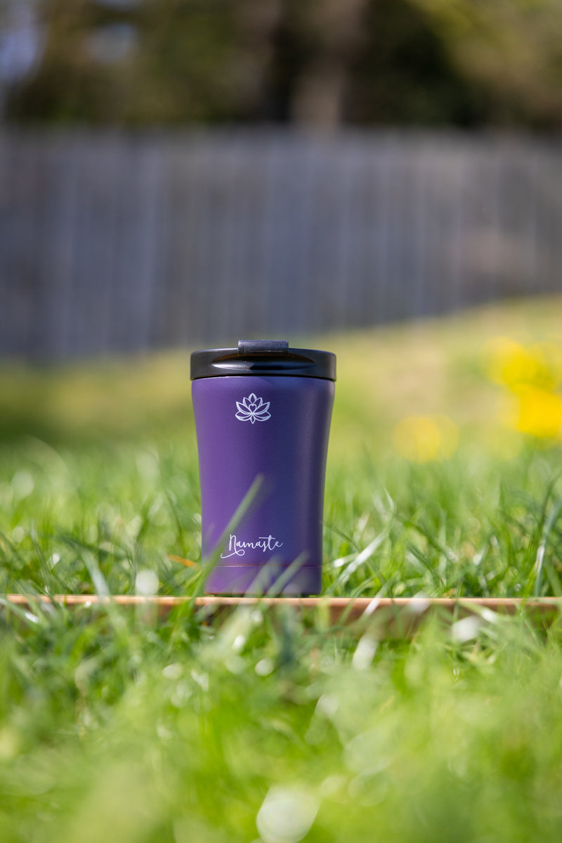 Stainless steel Insulated Mug Small, NAMASTE, violet