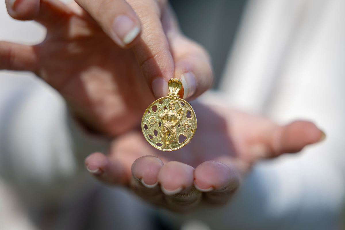 SVGP Gold Coloured - Sterling silver