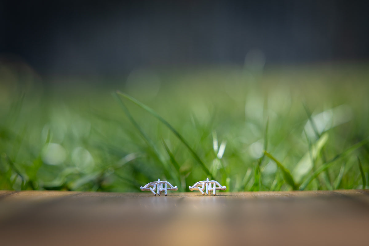 RAM Earrings – Sterling Silver