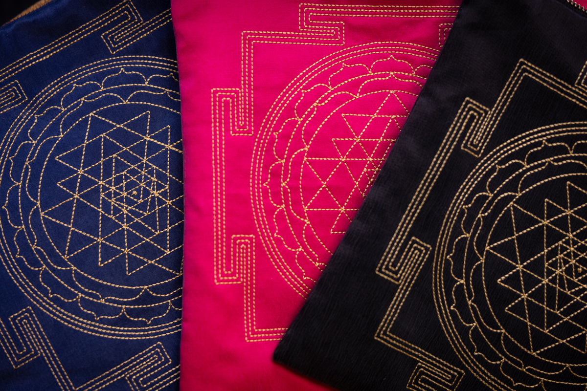 Sri Yantra Square Bag, medium