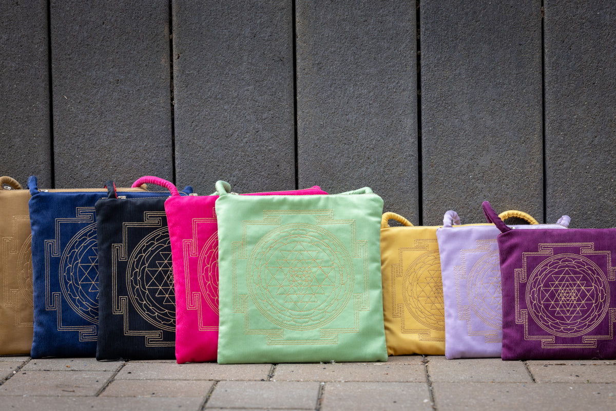 Sri Yantra Square Bag, medium