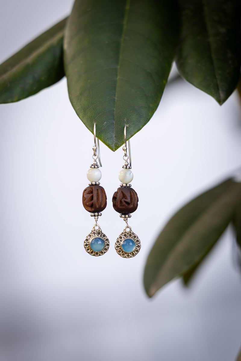 Earrings Pearl Dangles