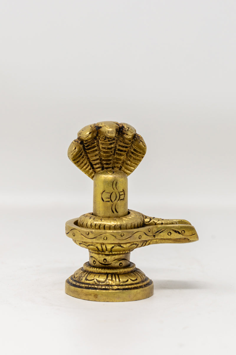 Shiva Lingam con Nagam