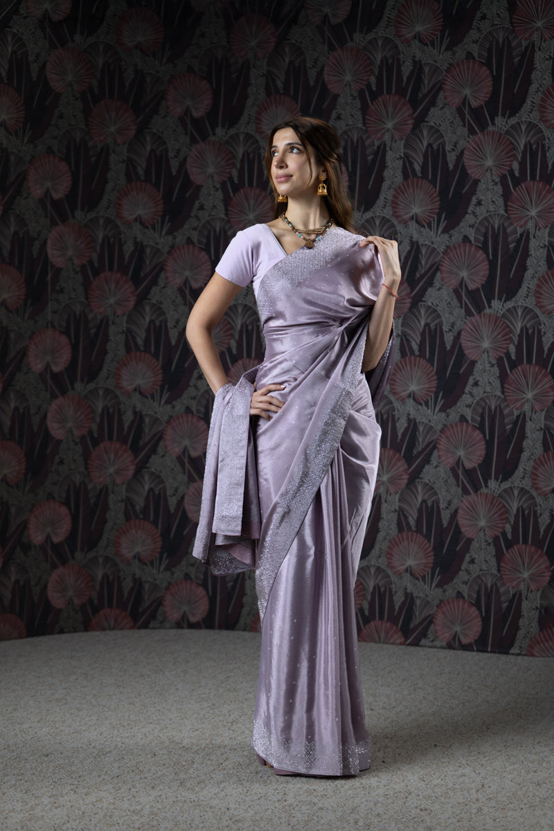 Light Lilac Saree