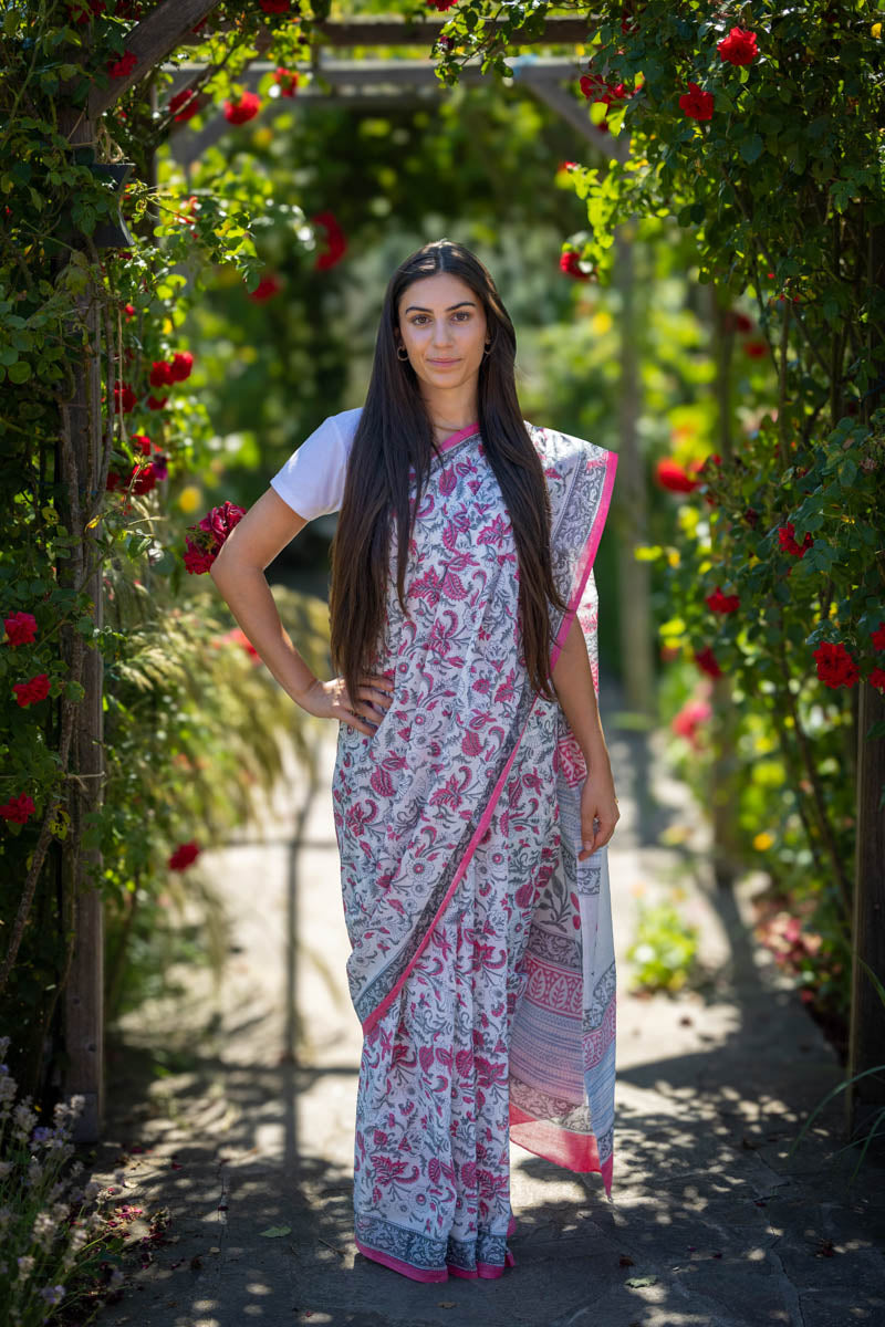 Malmal Cotton Saree