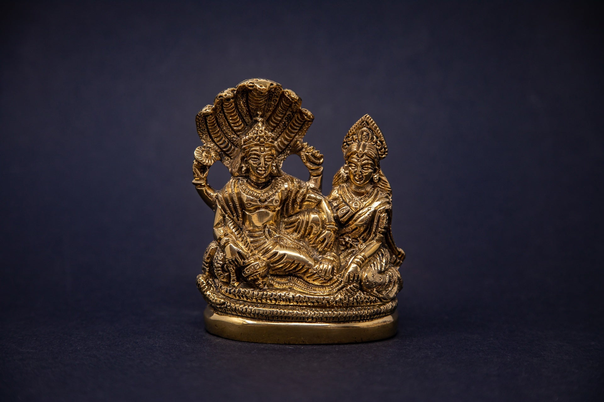 Lakshmi-Narayana seduto su Adishesha