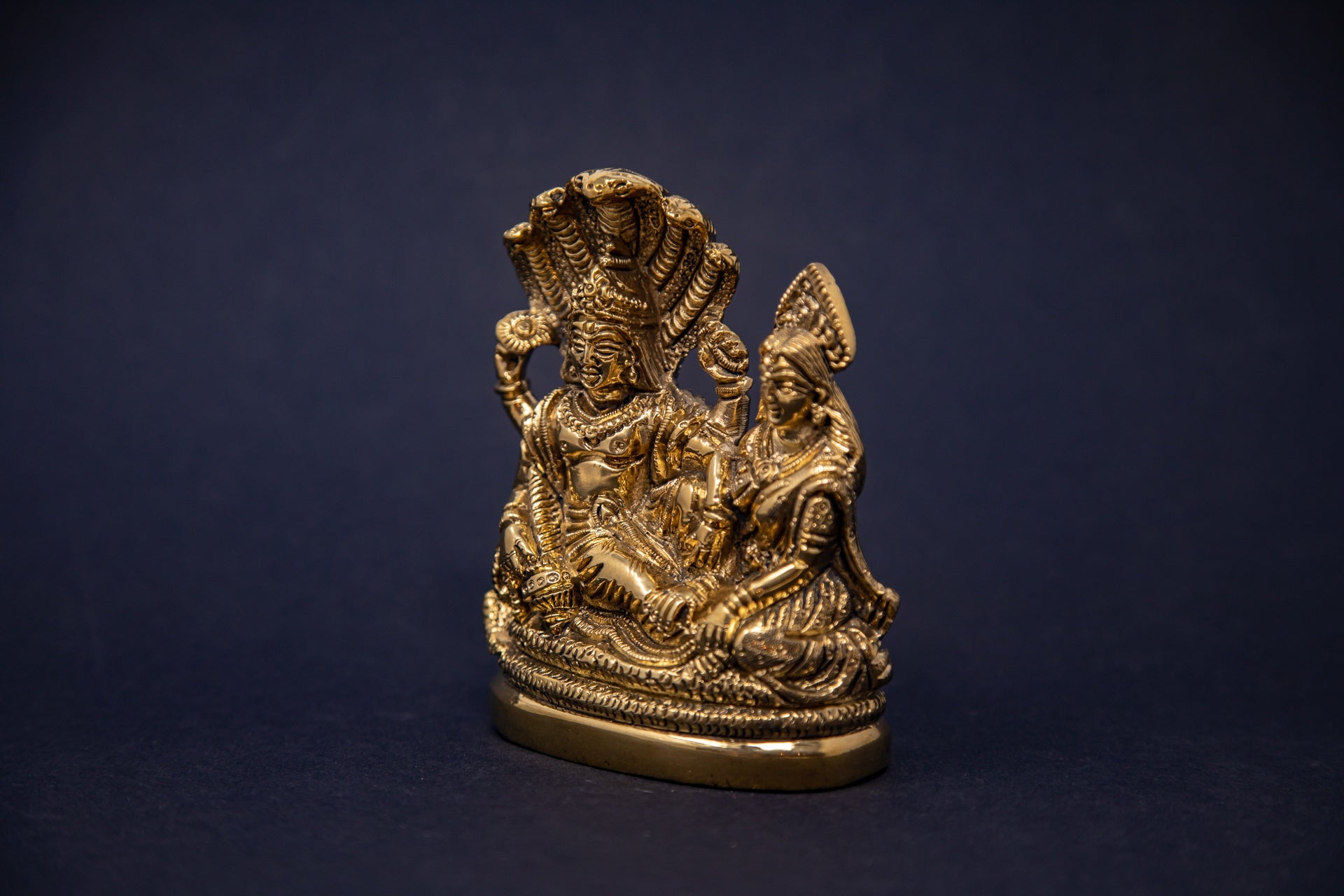 Lakshmi-Narayana seduto su Adishesha
