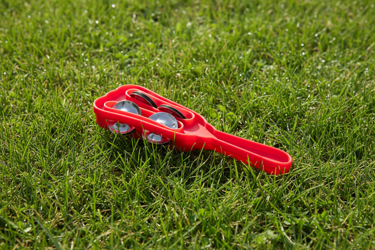 Manjira Plastic Two line, 1 pcs.