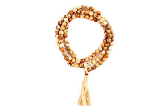 Natural Jasper Mala
